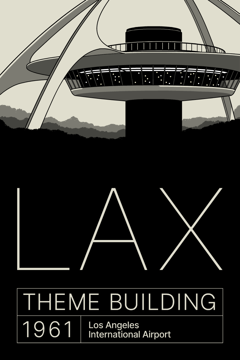 LAX Airport Print for Sale