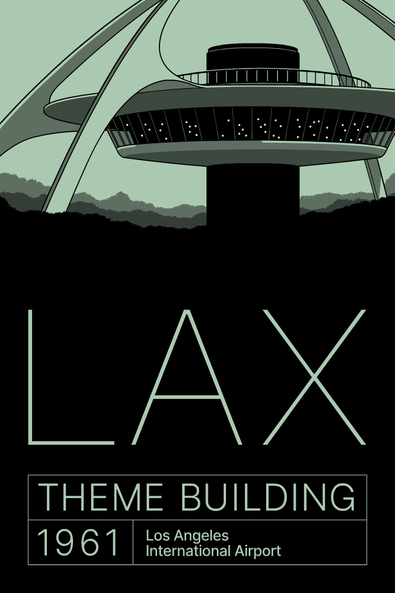 LAX Airport Print for Sale