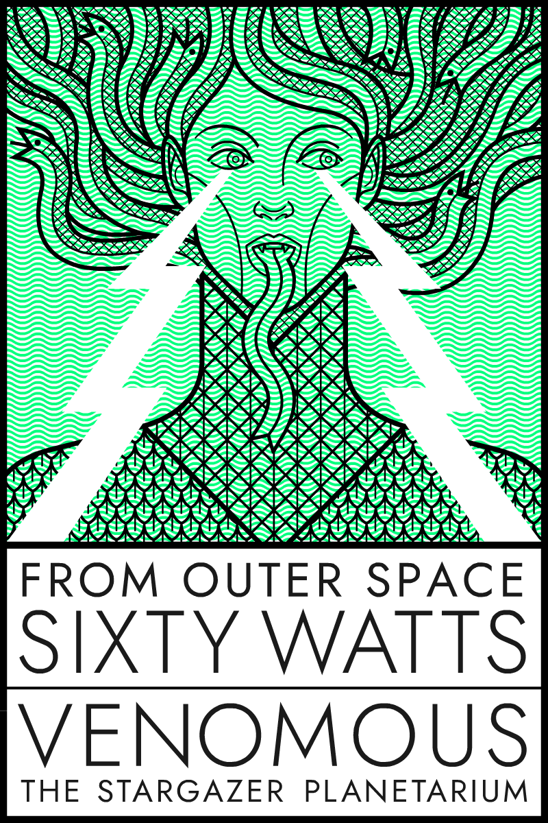 Sixty Watts Venomous Print for Sale