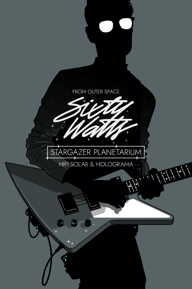 Sixty Watts From Outer Space Print for Sale