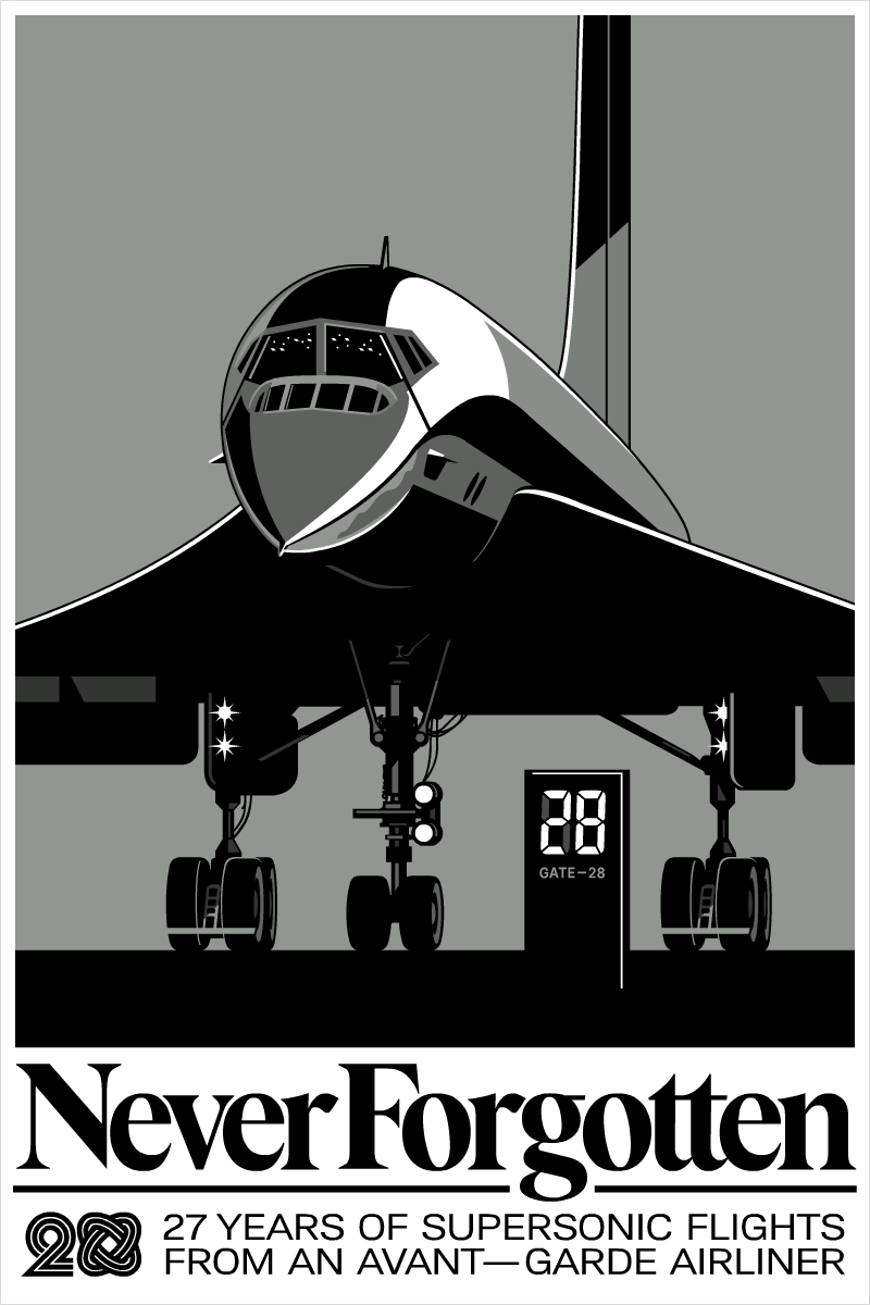 Supersonic Airplane Print for Sale