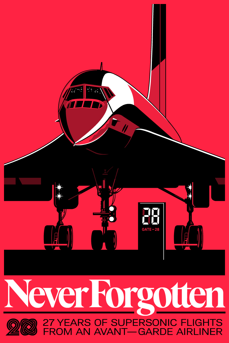 Supersonic Airplane Print for Sale