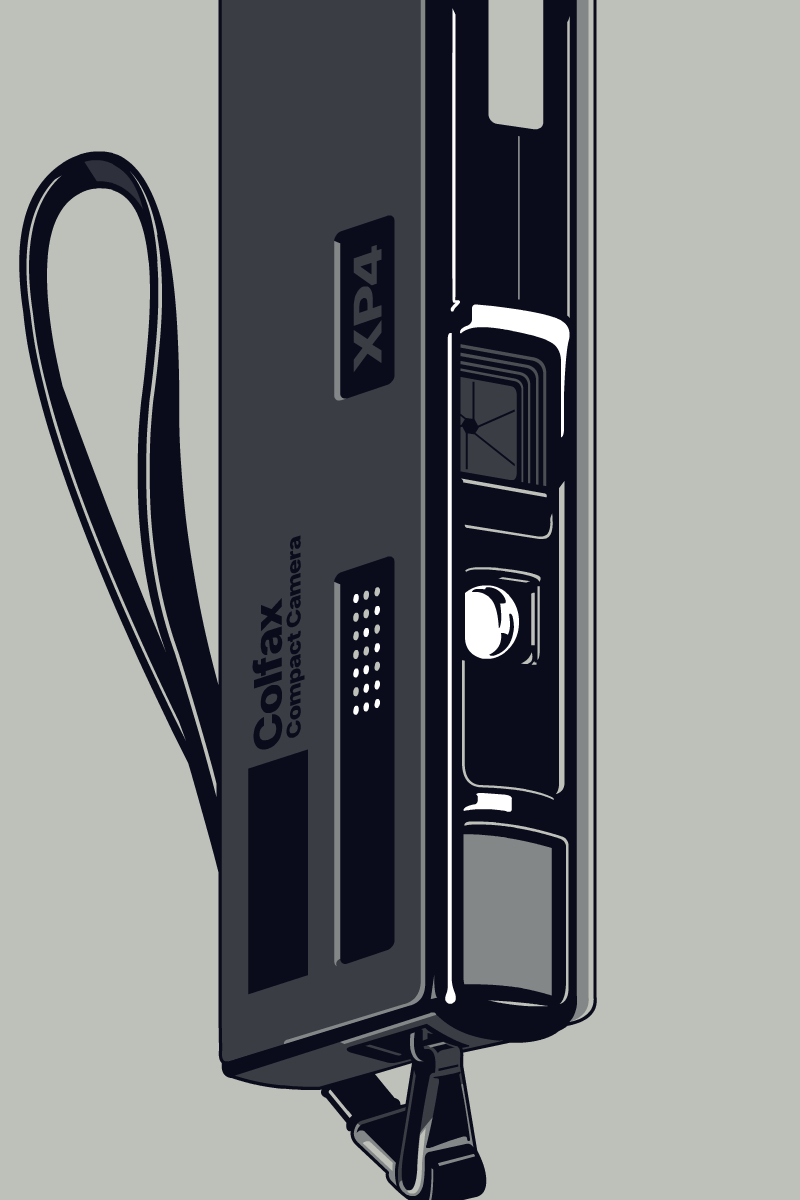 Gianmarco Magnani Illustration - Compact Photo Camera Poster