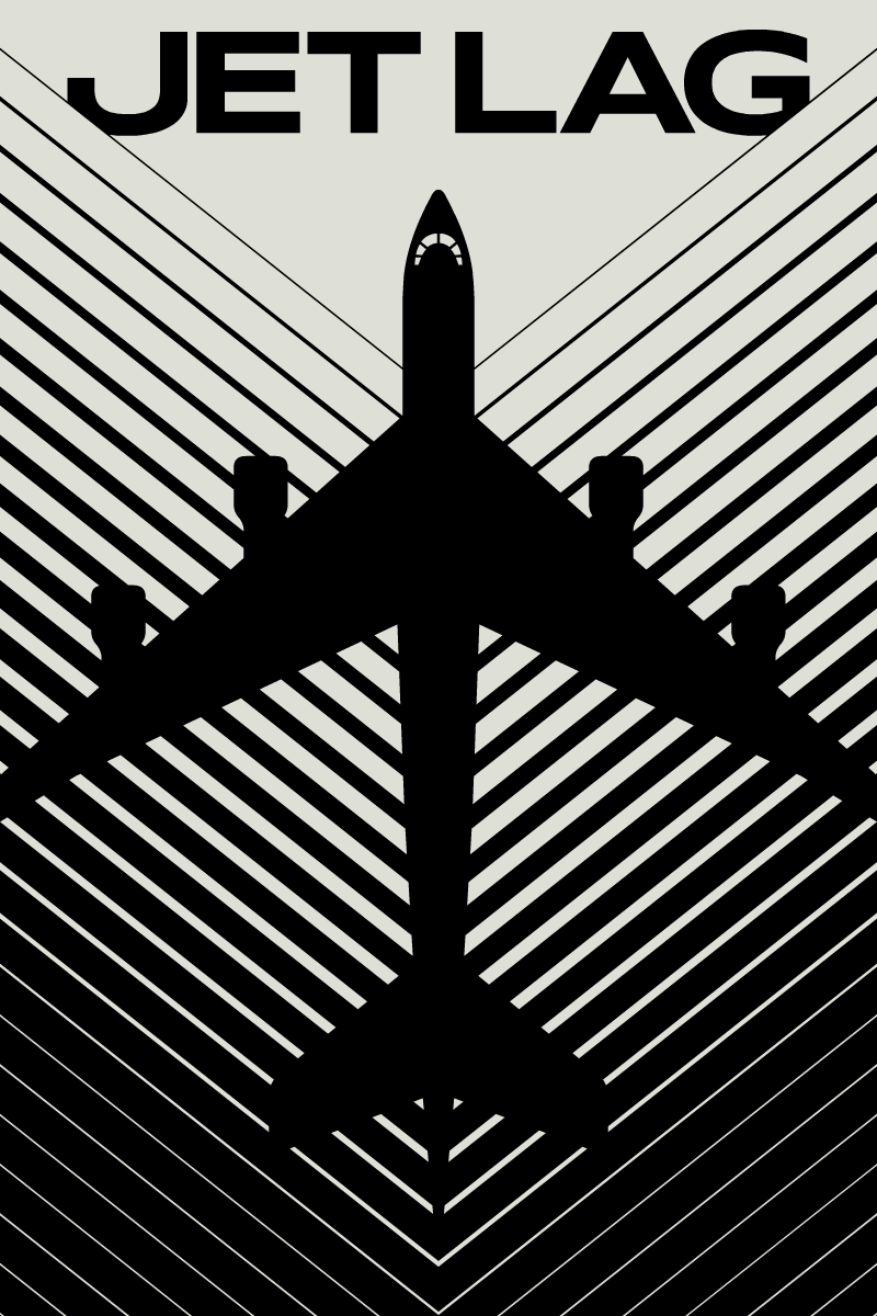 Gianmarco Magnani Animation - Jet Lag Airplane Poster