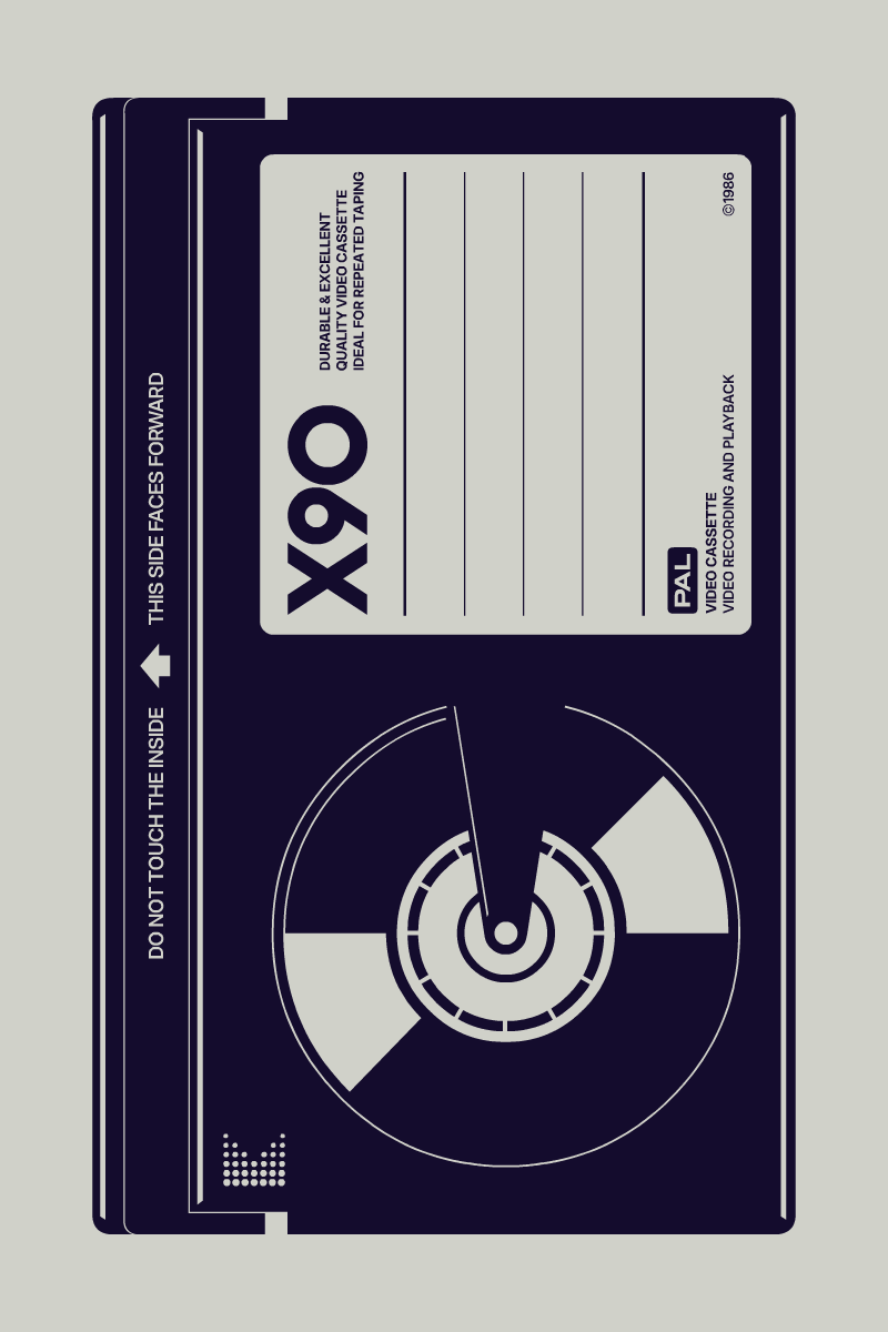 Gianmarco Magnani Illustration - Video Cassette Poster