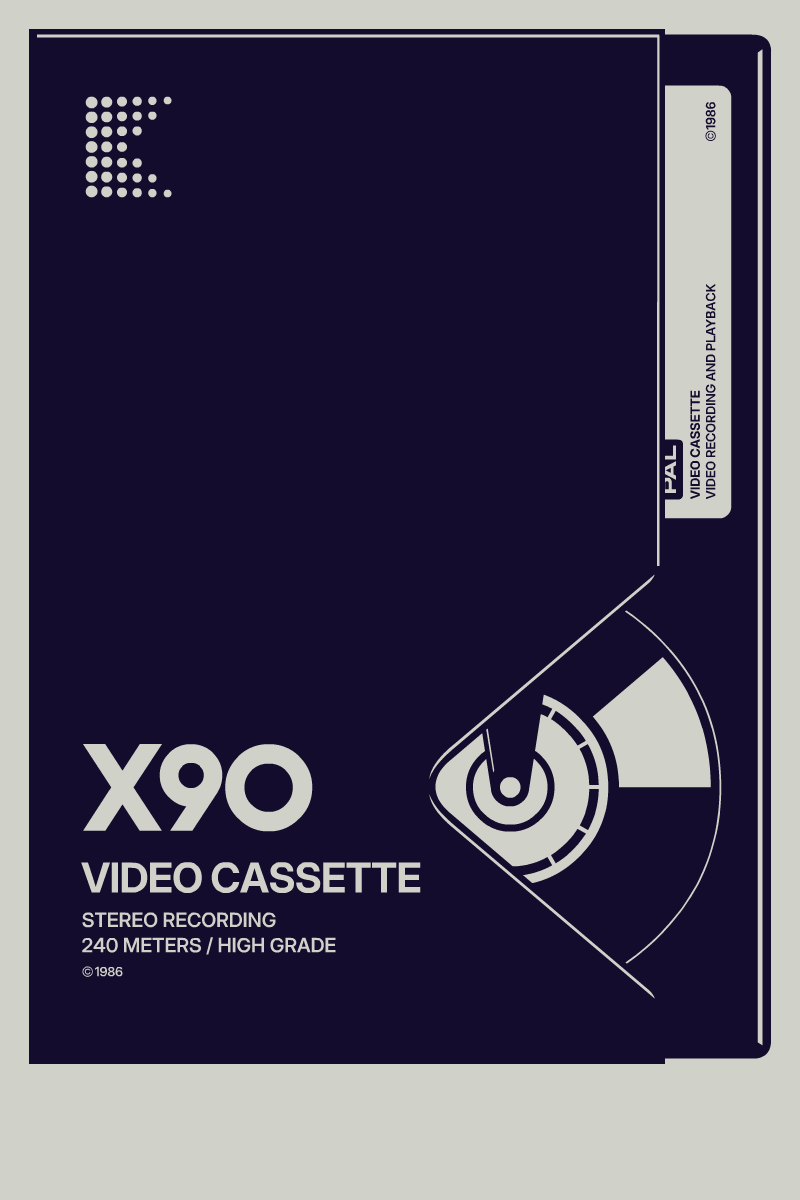 Gianmarco Magnani Illustration - Video Cassette Poster