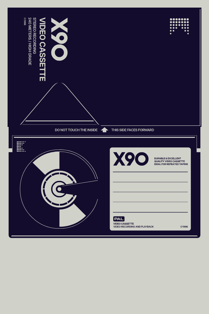 Gianmarco Magnani Illustration - Video Cassette Poster