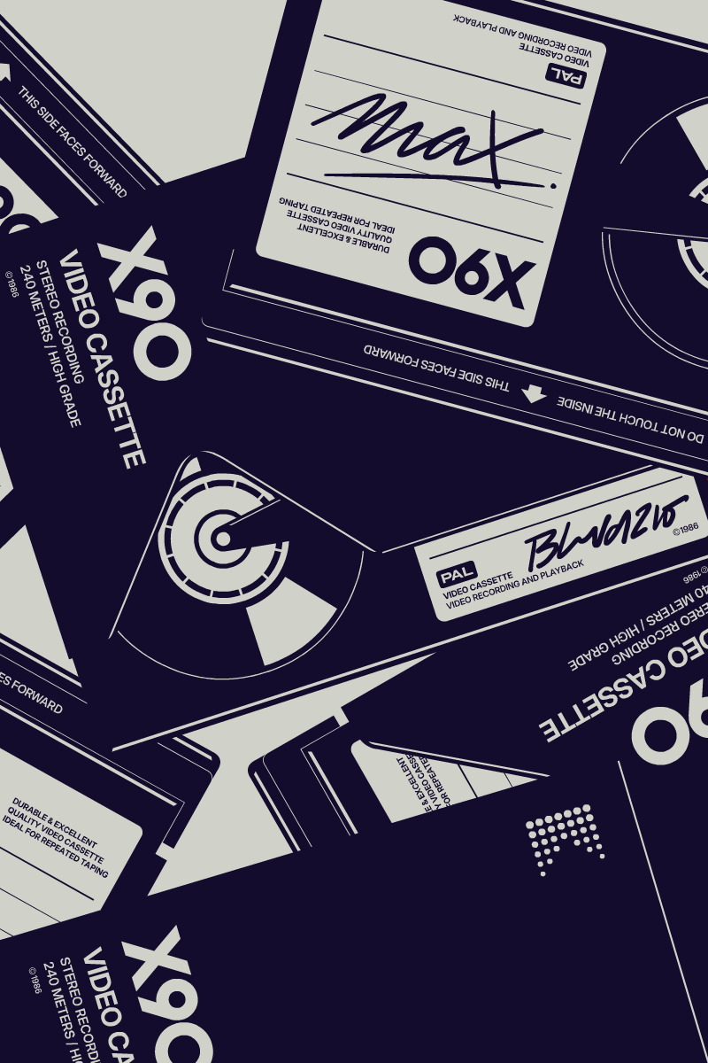 Gianmarco Magnani Illustration - Video Cassette Poster