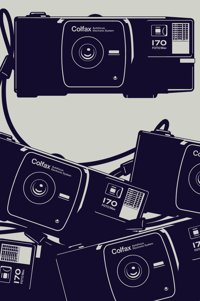 Gianmarco Magnani Illustration - Automatic Photo Camera Poster