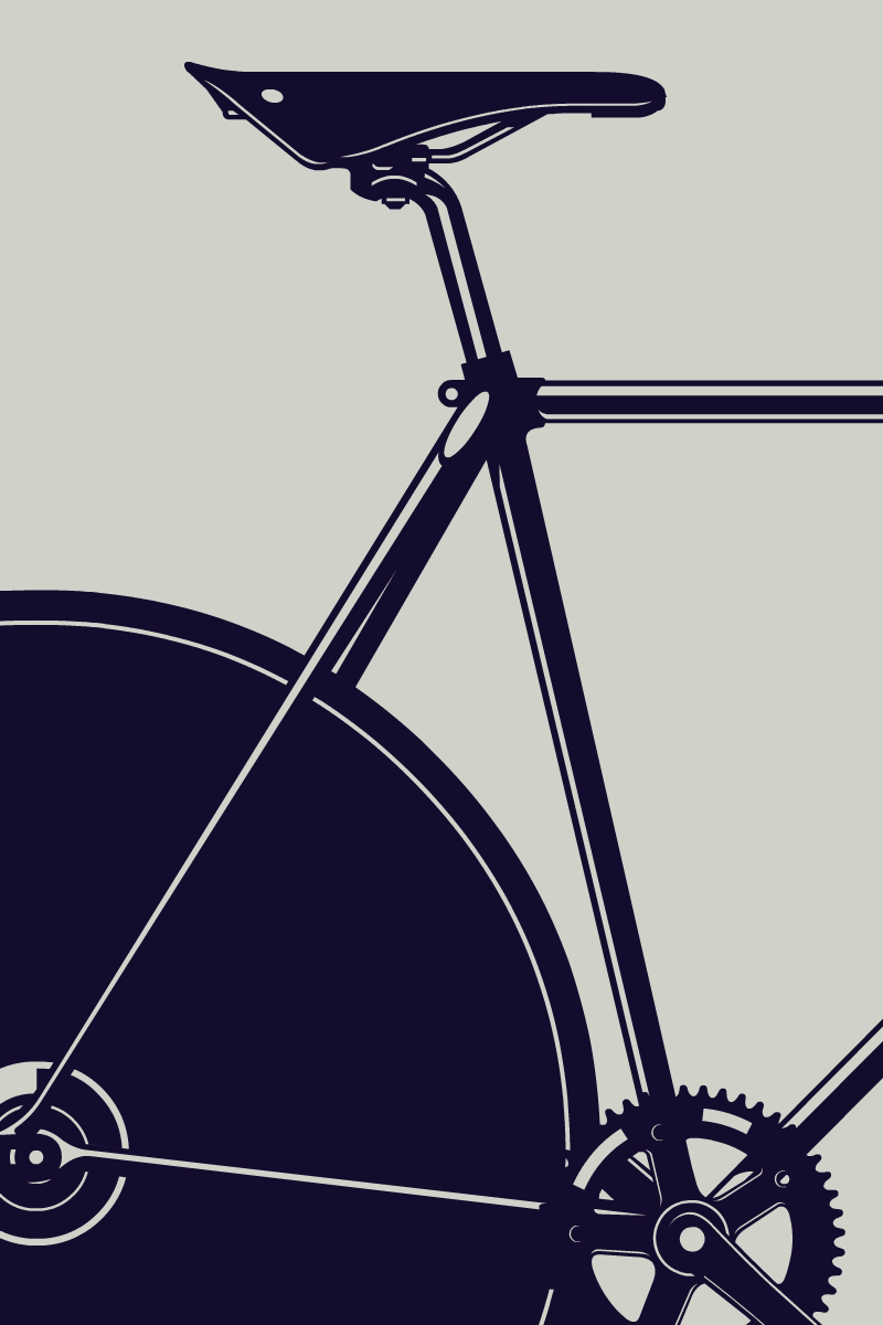 Gianmarco Magnani Illustration - Velorama Bicycle Poster