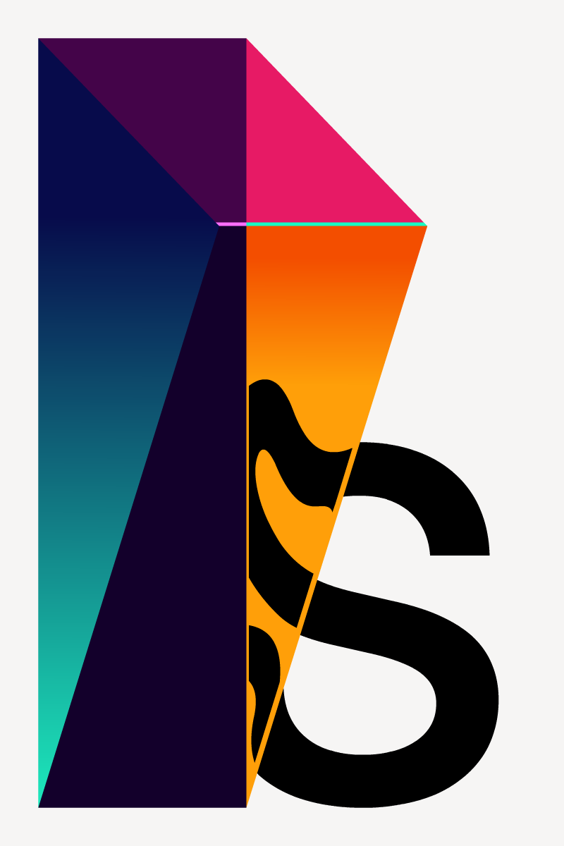 Gianmarco Magnani Illustration - Geometric & Typographic Poster