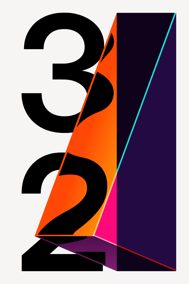 Gianmarco Magnani Illustration - Geometric & Typographic Poster