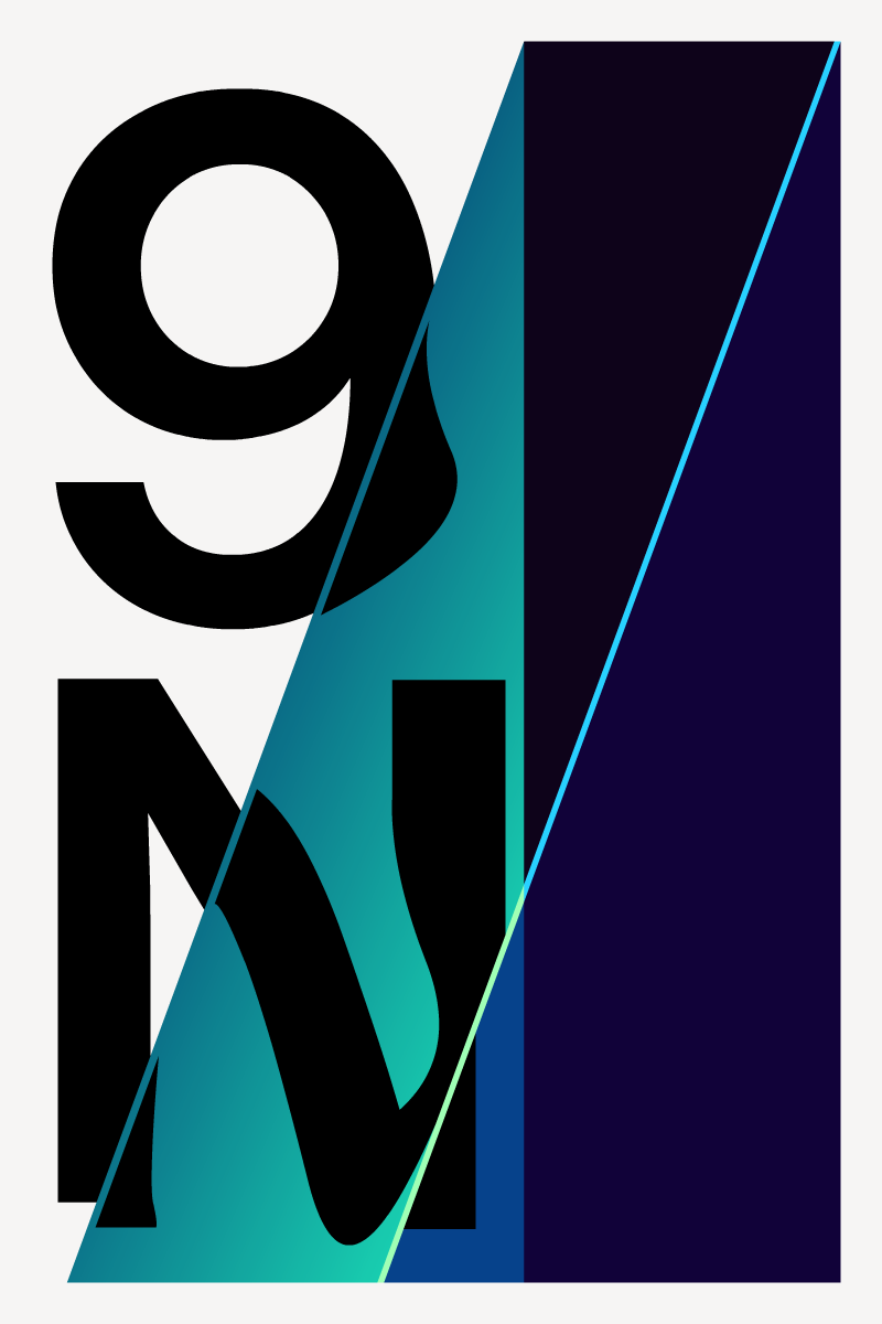 Gianmarco Magnani Illustration - Geometric & Typographic Poster