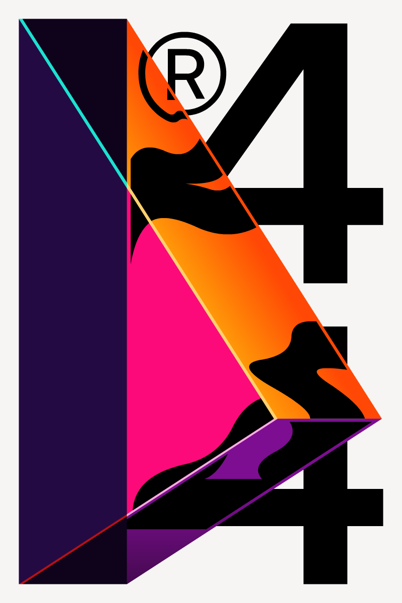 Gianmarco Magnani Illustration - Geometric & Typographic Poster