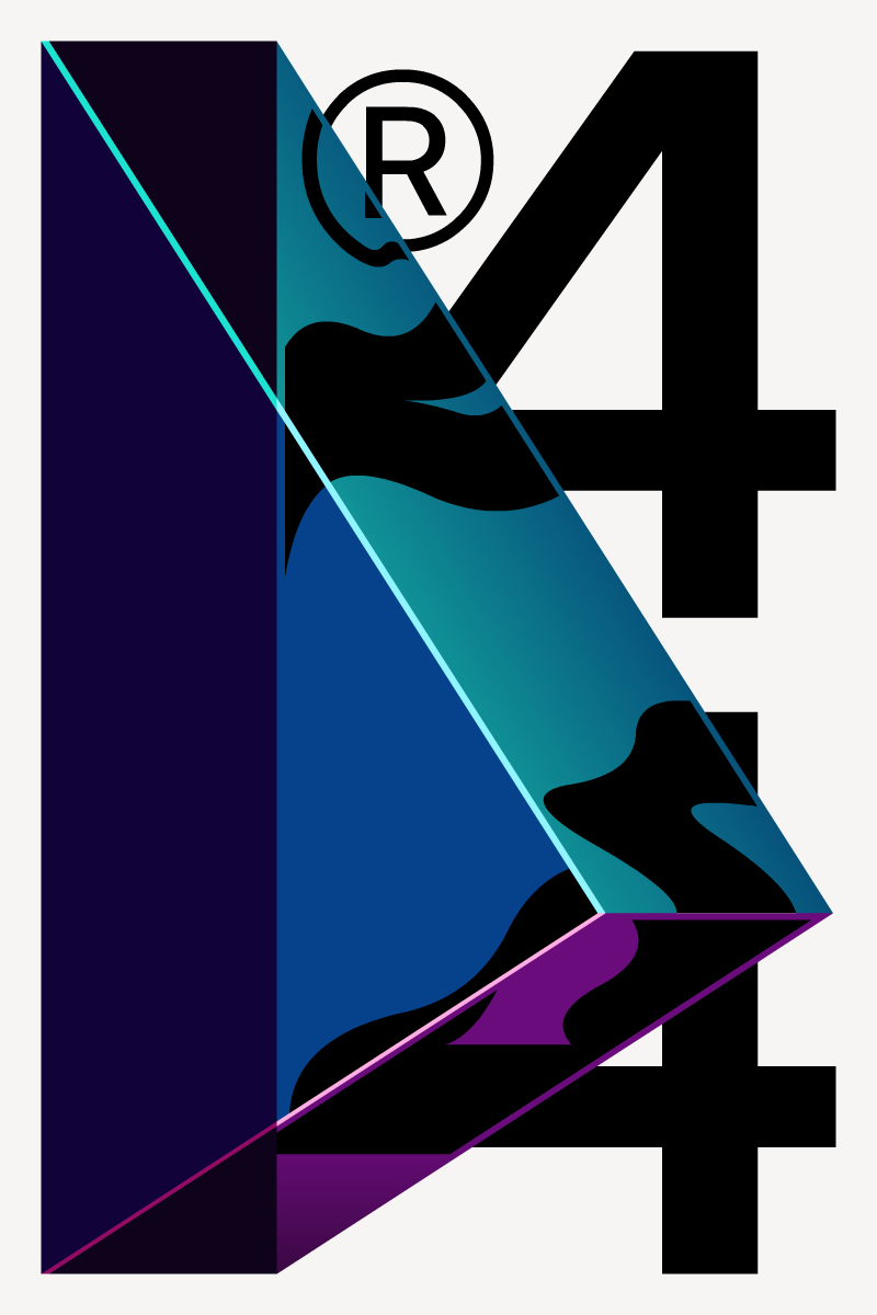 Gianmarco Magnani Illustration - Geometric & Typographic Poster